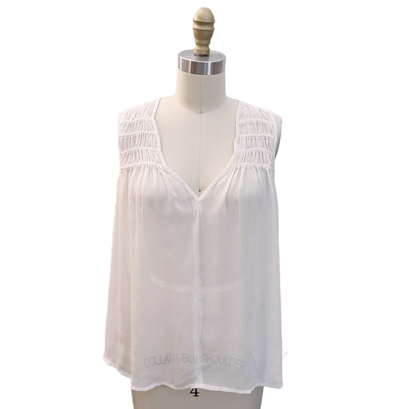 Banana Republic Factory Tops Banana Republic Factory Chiffon Ruched